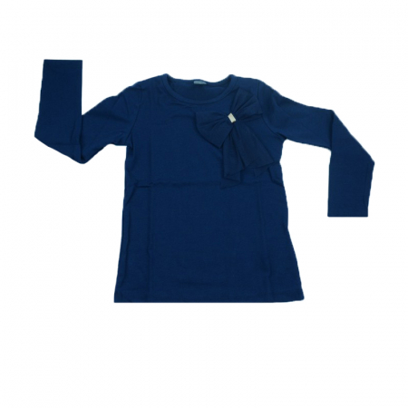 Bluze fete - Bluza eleganta cu maneca lunga pentru fete Atut 8604-104, Bleumarin