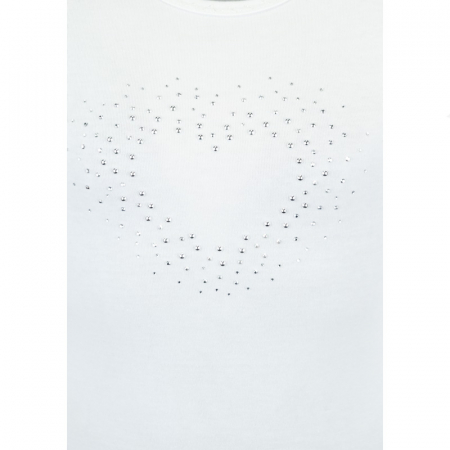 Bluza eleganta cu maneca lunga pentru fete Chrisma CRSM-5-104, Alb [2]