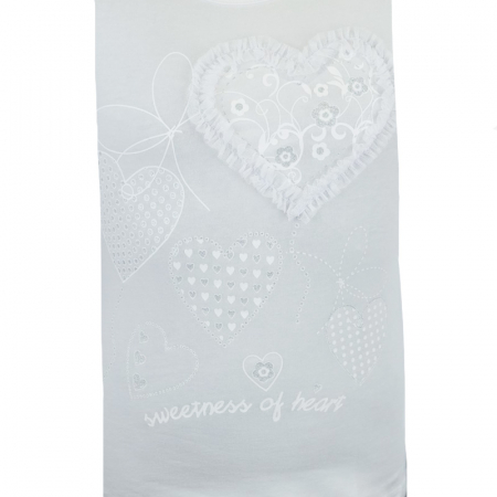 Bluza eleganta cu maneca lunga pentru fete Chrisma CRSM-7-122, Alb [2]