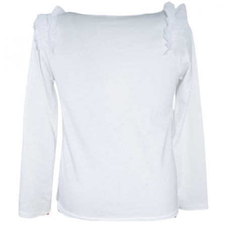Bluza eleganta cu maneca lunga pentru fete Madii 101123-10, Alb [1]