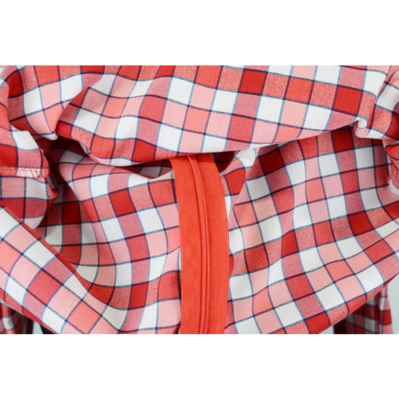 Bluza eleganta cu maneca lunga pentru fete Mariatex MTX-4-128-cm, Rosu [5]
