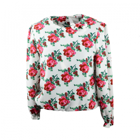 Bluze fete - Bluza eleganta cu maneca lunga pentru fete Mini Junior BEF-05-128, Multicolor