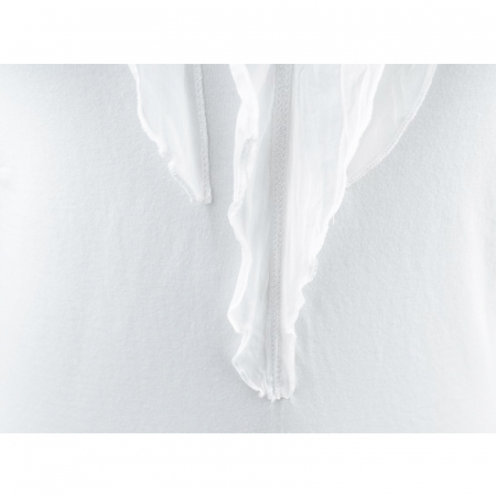 Bluza eleganta cu maneca lunga pentru fete Mini Junior BEF-07-164, Alb [2]