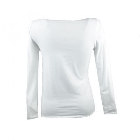 Bluza eleganta cu maneca lunga pentru fete Mini Junior BEF-09-158, Alb [1]