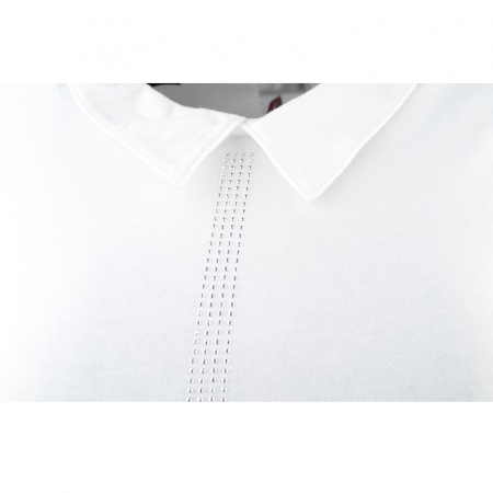 Bluza eleganta cu maneca lunga pentru fete Mini Junior BEF-10-134, Alb [2]