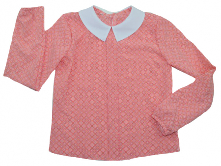 Bluze fete - Bluza eleganta cu maneca lunga pentru fete Talka TLKA8-C-140, Coral