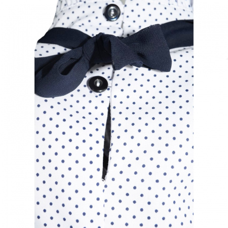 Bluza eleganta cu maneca lunga pentru fete Umbo U38-128, Alb [2]