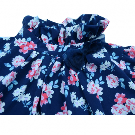 Bluza eleganta cu maneca lunga pentru fete Umbo UMBF1-128, Bleumarin [2]
