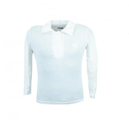 Bluze fete - Bluza eleganta cu maneca lunga pentru fete Wendee 02FB102494-1-98, Alb