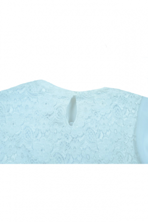 Bluza eleganta maneca scurta pentru fete Mini Junior BEF-001-128, Alb [3]