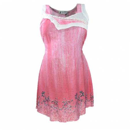 Bluze si tricouri gravide - Bluza fara maneci pentru gravide Moda Flash BMMDF1R, Roz