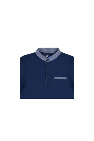 Bluza cu maneca lunga pentru baieti GT-6169-1-92-cm, Bleumarin [1]