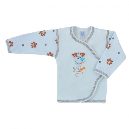 Bluze cu maneci lungi - Bluza cu maneca lunga pentru baieti Koala Reksio 04-327AL-62, Albastru