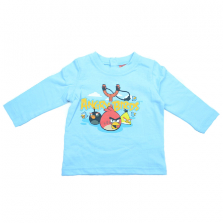 Bluze cu maneci lungi - Bluza cu maneca lunga pentru baieti Sun City Angry Birds OE0163AL-68, Albastru