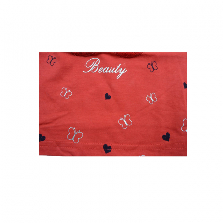 Bluza cu maneca lunga pentru fete Happy House WB-2525R2-110, Rosu [2]