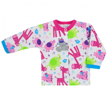 Bluze fete - Bluza cu maneca lunga pentru fete Koala Zoo 3164RZ-56-cm, Multicolor