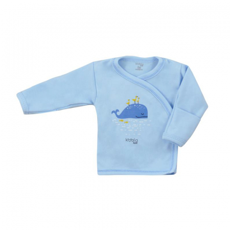 Bluze cu maneci lungi - Bluza cu maneca lunga pentru baieti Koala Happy Baby 07-502A-62-cm, Albastru