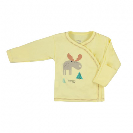 Bluze fete - Bluza cu maneca lunga pentru copii Koala Happy Baby 07-502-62-cm, Galben