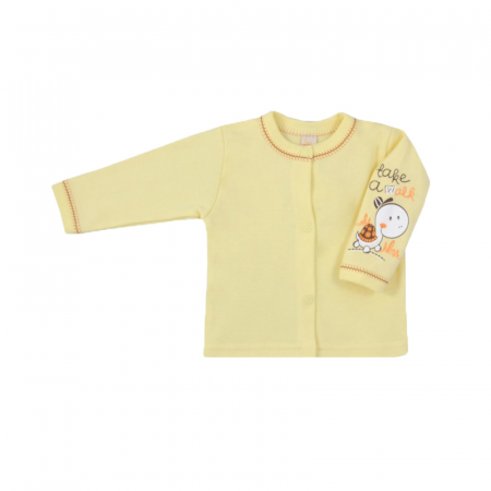 Bluze fete - Bluza cu maneca lunga pentru copii Koala Zolwik 2635G-62-cm, Galben