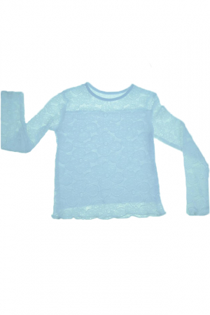 Bluze fete - Bluza cu maneca lunga pentru fete Chaterine BFC4-92-cm, Alb