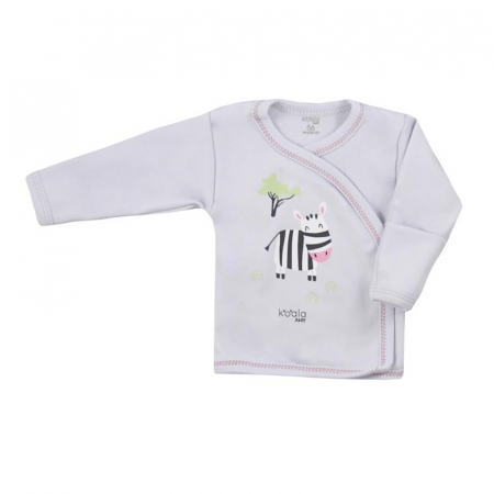 Bluze fete - Bluza cu maneca lunga pentru fete Koala Happy Baby 07-502G-62-cm, Gri