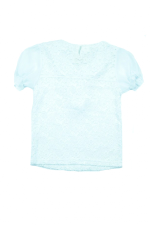 Bluza cu maneca scurta pentru fete Catherine CTHR-11A-128, Alb [2]