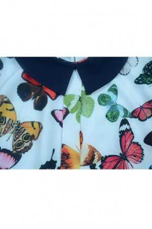 Bluza cu maneca scurta pentru fete Catherine CTHR-1A-128, Multicolor [2]