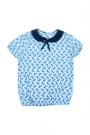 Bluza,camasi elegante fete maneca scurta - Bluza cu maneca scurta pentru fete Jolanda JL2-128, Alb
