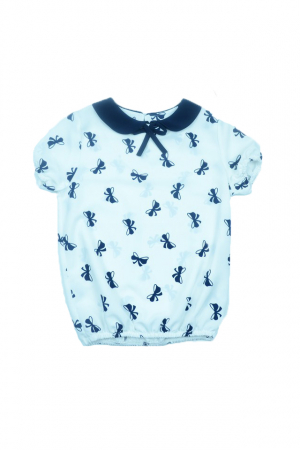 Bluza,camasi elegante fete maneca scurta - Bluza cu maneca scurta pentru fete Jolanda JL3-128, Alb