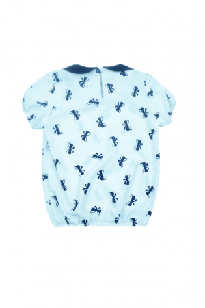 Bluza cu maneca scurta pentru fete Jolanda JL3-128, Alb [2]