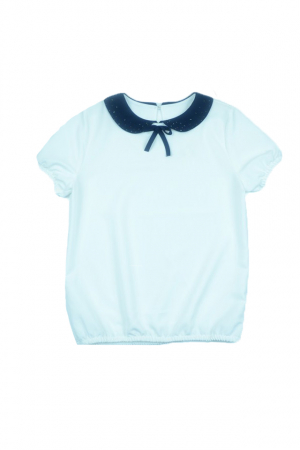 Bluza,camasi elegante fete maneca scurta - Bluza cu maneca scurta pentru fete Jolanda JL4-128, Alb