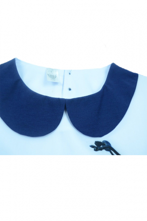 Bluza cu maneca scurta pentru fete Umbo UMB33-A-128, Alb [1]