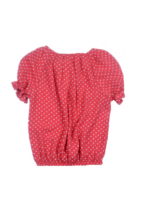 Bluza cu maneca scurta pentru fete Alessia ALS-001-128, Coral [1]