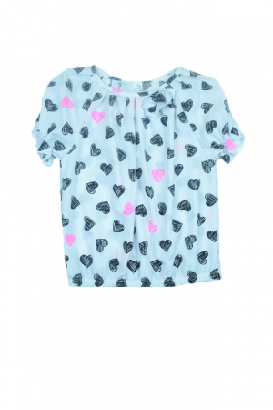 Bluza,camasi elegante fete maneca scurta - Bluza cu maneca scurta pentru fete Alessia ALSS3-128, Multicolor