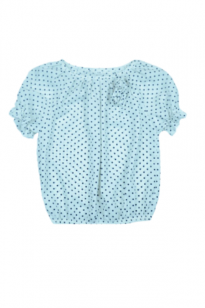 Bluza,camasi elegante fete maneca scurta - Bluza cu maneca scurta pentru fete Alessia ALSS48-128, Alb