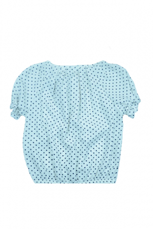Bluza cu maneca scurta pentru fete Alessia ALSS48-128, Alb [2]