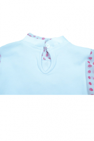 Bluza cu maneca scurta pentru fete Chaterine CHTR3-128, Alb [3]