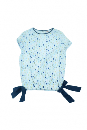 Bluza,camasi elegante fete maneca scurta - Bluza cu maneca scurta pentru fete Viwa Kids VV21-128, Alb