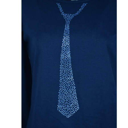 Bluza pentru fete Atut A-5067-128, Bleumarin [1]
