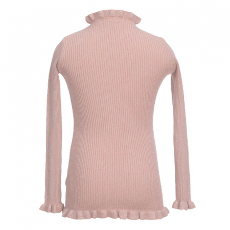 Pulover cu maneca lunga pentru fete Denim Collection R8147, Roz [1]