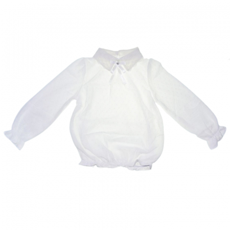 Bluze fete - Bluza pentru fete Mini Junior BLZMJ-2, Alb