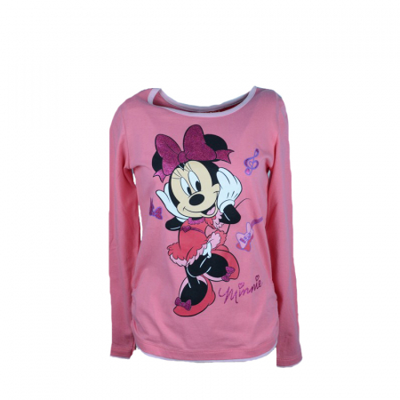 Bluze fete - Bluza pentru fete Minnie Mouse Disney DISM-GTJL42546 DISM-GTJL42546-134, Coral