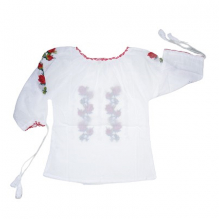 Bluza tip ie 3/4 pentru fete Mini Junior MRI-28, Alb [2]