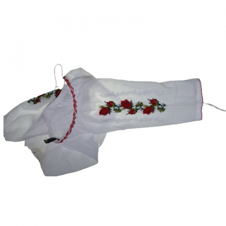 Bluza tip ie 3/4 pentru fete Mini Junior MRI-28, Alb [3]