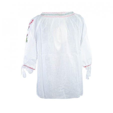 Bluza tip ie 3/4 pentru fete Mini Junior MRI-16, Alb [1]