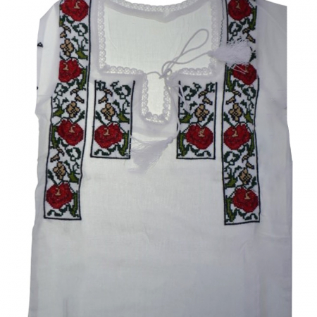 Bluza tip ie 3/4 pentru fete Mini Junior MRI-29, Alb [1]