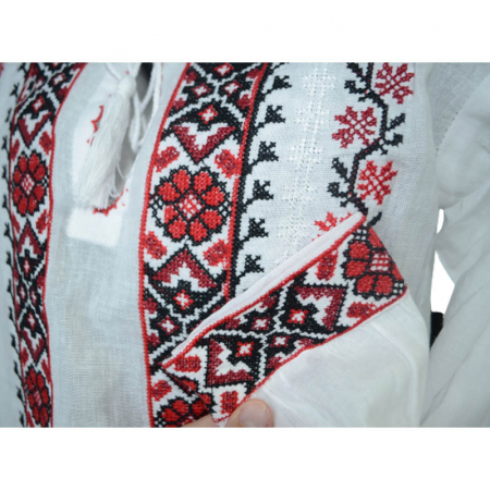 Bluza tip ie cu maneca lunga pentru baieti Mini Junior MRI-18, Alb [2]