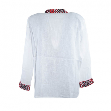 Bluza tip ie cu maneca lunga pentru baieti Mini Junior MRI-18, Alb [1]