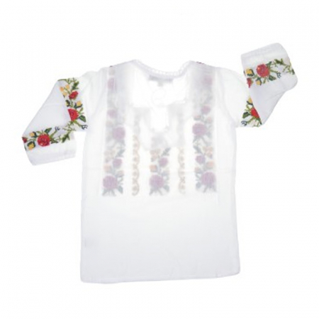 Bluza tip ie 3/4 pentru fete Mini Junior MRI-30, Alb [2]