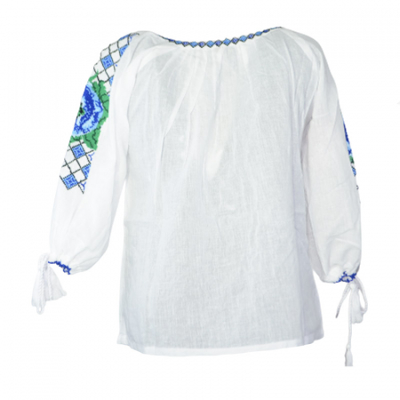 Bluza tip ie 3/4 pentru fete Mini Junior MRI-12, Alb [1]